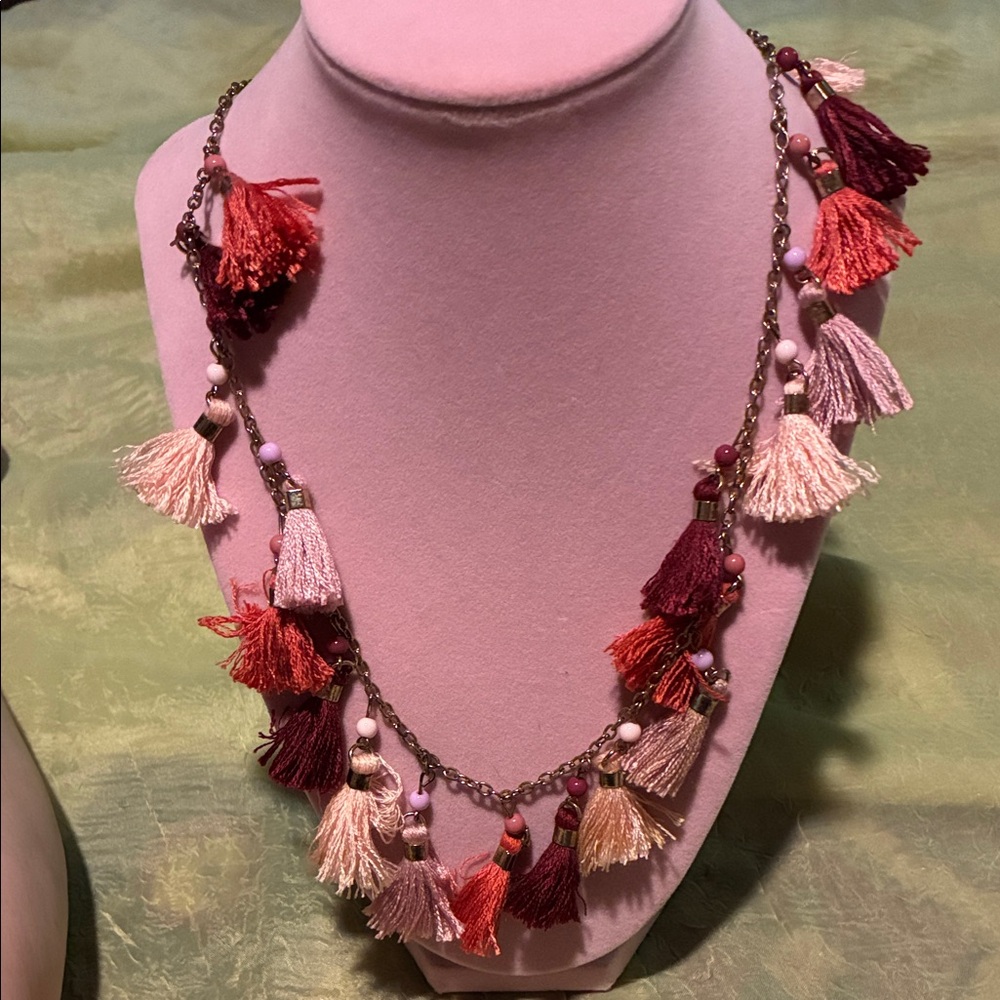Premier Designs Multicolor Tassel Necklace